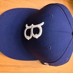 Brooklyn Dodgers Blue Baseball Cap with White Logo
